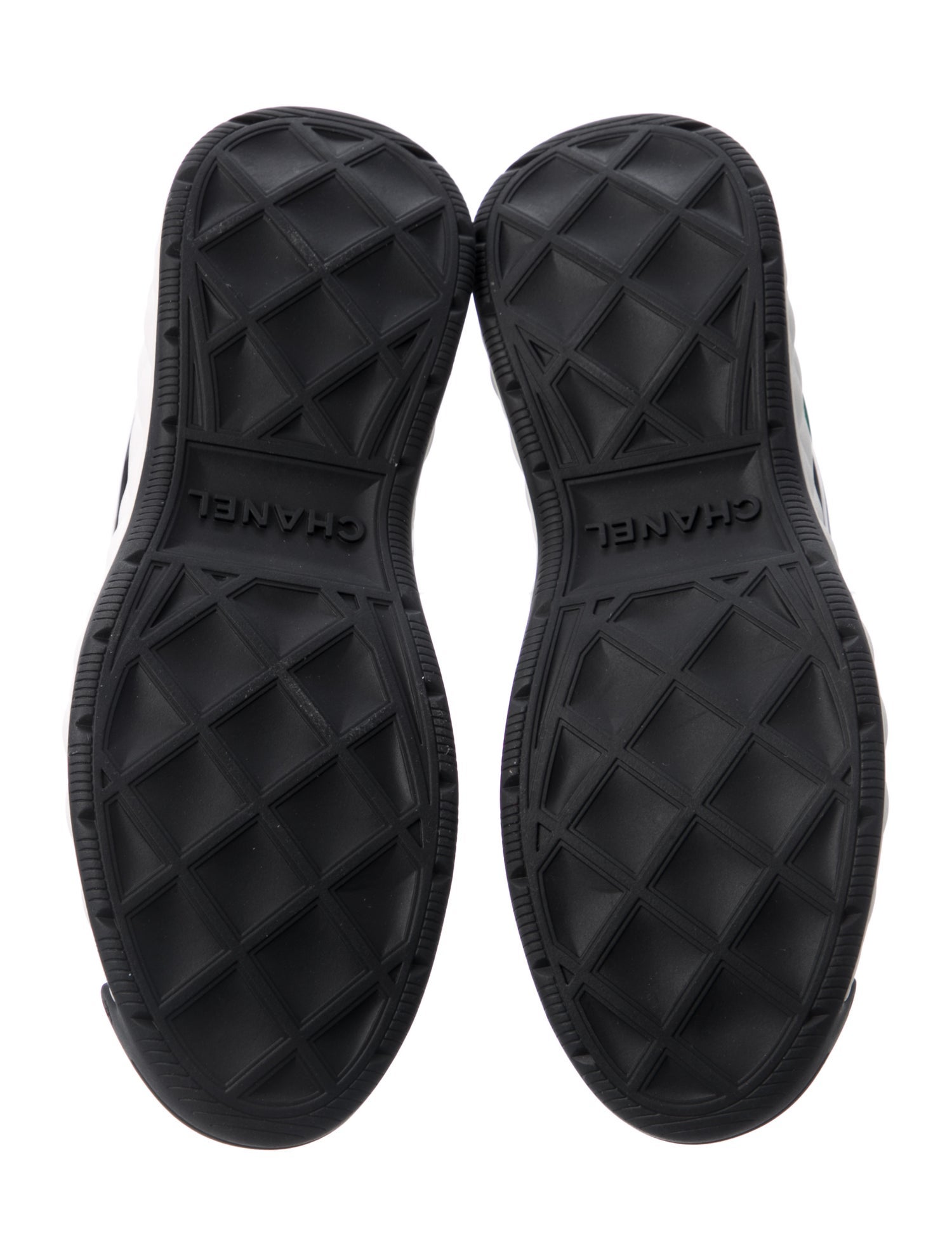 Chanel Interlocking CC Logo Nylon Sneakers